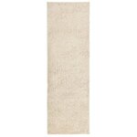 vidaXL Tapis shaggy PAMPLONA poils longs moderne doré 80x250 cm