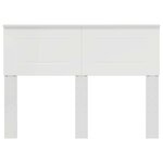 vidaXL Tête de lit Blanc Brillant 135 cm Bois d'ingénierie