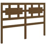 vidaXL Tête de lit Marron miel 205 5x4x100 cm Bois massif de pin