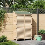 vidaXL Abri de jardin Naturel 106 x 56 x 176 5 cm Bois de Sapin Massif