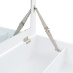 vidaXL Coiffeuse avec miroir MDF 60 x 40 x 75 cm