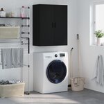 vidaXL Armoire murale noir 69 5x34x90 cm