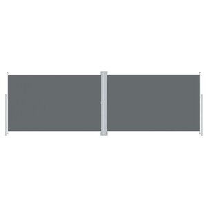 vidaXL Auvent latéral rétractable Anthracite 220x600 cm