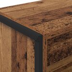 vidaXL Bibliothèque Bois Ancien 80 x 30 x 155 cm Bois d'ingénierie