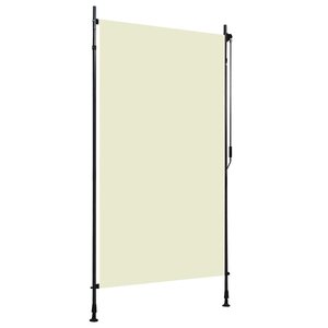 vidaXL Store roulant d'extérieur 120 x 270 cm Crème