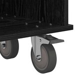 vidaXL Meuble TV Chêne noir 100 x 35 x 35 cm Bois d'ingénierie