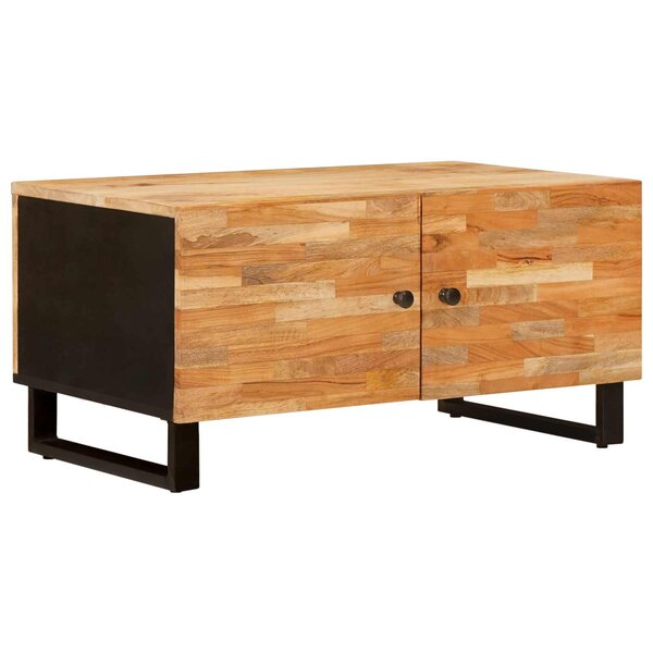 vidaXL Table basse Marron 80 x 50 x 40 cm Bois de mangue massif