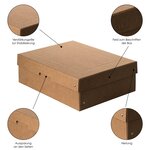 Purebox Nature A4 100mm - Brun - X 5 - Falken