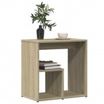 vidaXL Table d'appoint Chêne sonoma 50x30x50 cm Bois d'ingénierie
