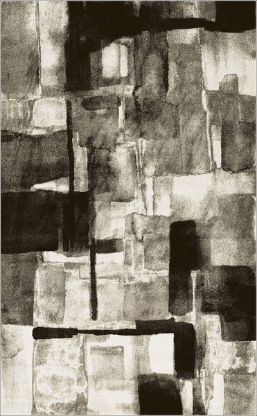 Tapis d'intérieur FACE 80 x 150 cm - Beige