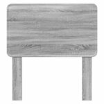 vidaXL Tête de lit Gris Sonoma 100 cm Bois d'ingénierie