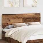 vidaXL Tête de lit Bois Ancien 200 cm Bois d'ingénierie