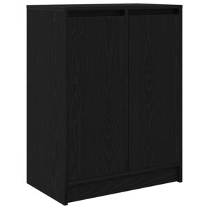 vidaXL Buffet chêne noir 57x34x76 cm bois d'ingénierie