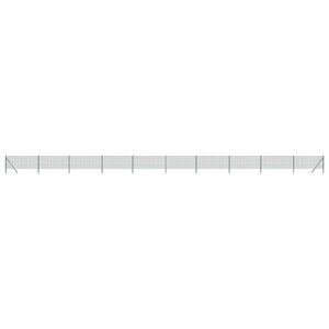 vidaXL Clôture en treillis métallique vert 0 8x25 m acier galvanisé