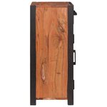 vidaXL Buffet avec tiroir Marron 55 x 30 x 75 cm Bois d'Acacia Massif