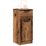 vidaXL Buffet vieux bois 30x30x70 cm bois d'ingénierie