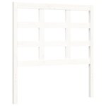 vidaXL Cadre de lit sans matelas blanc bois de pin massif