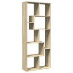 vidaXL Étagère séparatrice de pièce chêne sonoma 67x25x161 5 cm