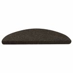 vidaXL Tapis d'escalier auto-adhésifs 10 Pièces anthracite 56x17x3 cm