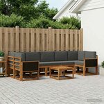 vidaXL Ensemble de canapés d'extérieur 6 pc