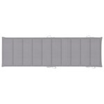 vidaXL Chaises longues lot de 2 avec table et coussins Acacia solide