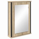 vidaXL Ensemble de mobilier de salle de bain 4 Pièces Chêne sonoma