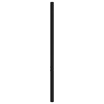 vidaXL Tête de lit métal noir 150 cm