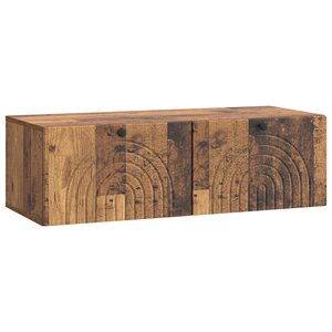 vidaXL Meuble TV mural Bois ancien 99 x 41 x 30 cm Bois d'ingénierie
