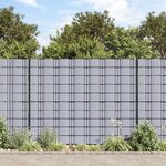 vidaXL Écran d'intimité de jardin PVC 70 x 0 19 m Gris clair