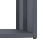 vidaXL Portant de bois chauffage anthracite 40x40x40 cm