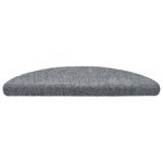 vidaXL Tapis autoadhésifs de marches 10 Pièces Gris clair 56x17x3 cm