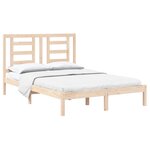 vidaXL Cadre de lit sans matelas 140x190 cm bois de pin massif
