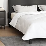 vidaXL Couettes & Duvets Blanc 200 x 220 cm Microfibre
