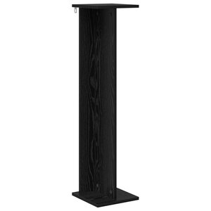 vidaXL Support de Plante Chêne noir 25 x 25 5 x 100 5 cm