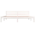 vidaXL Cadre de lit sans matelas 180x200 cm blanc