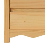 vidaXL Commode Drammen Marron 111 x 43 x 73 5 cm Bois de pin massif