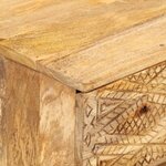 vidaXL Meuble TV Bois de manguier solide 110x30x40 cm