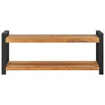 Banc banquette 120 cm bois de teck solide 02_0010931
