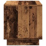 vidaXL Table basse vieux bois 40x40x43 cm bois d'ingénierie