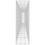vidaXL Mur à gabion avec couvercles Acier galvanisé 600 x 30 x 100 cm