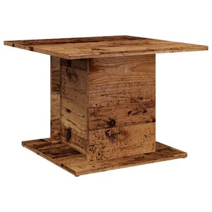 vidaXL Table basse vieux bois 55 5x55 5x40 cm bois d'ingénierie