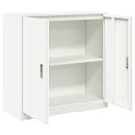 vidaXL Armoire de rangement Blanc 90 x 40 x 90 cm Acier