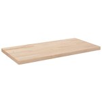 vidaXL Dessus de table 80x40x2 5 cm bois de pin massif rectangulaire