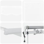 vidaXL Auvent rétractable automatique blanc 300x250 cm