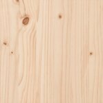 vidaXL Cadre de lit sans matelas 200x200 cm bois massif de pin