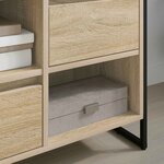 vidaXL Meuble TV Sonoma 100 x 36 x 49 5 cm Bois d'ingénierie