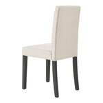 Lot de 2 chaises de salle à manger 89 x 43 x 54 cm salon design moderne cuisine beige 03_0009617
