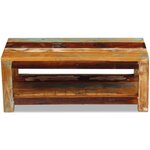 vidaXL Table basse Bois de récupération massif 90x45x35 cm