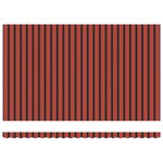 vidaXL Auvent rétractable automatique Orange et Marron 500x350 cm