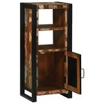 vidaXL Cabinet de Salle de Bain Marron Bois massif de récupération
